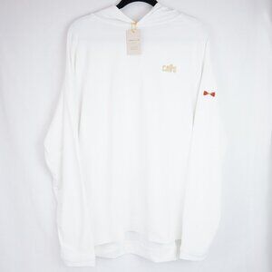 Peter Millar Cleveland Cavs Pine Performance Hoodie In White - Men's Size XL NWT